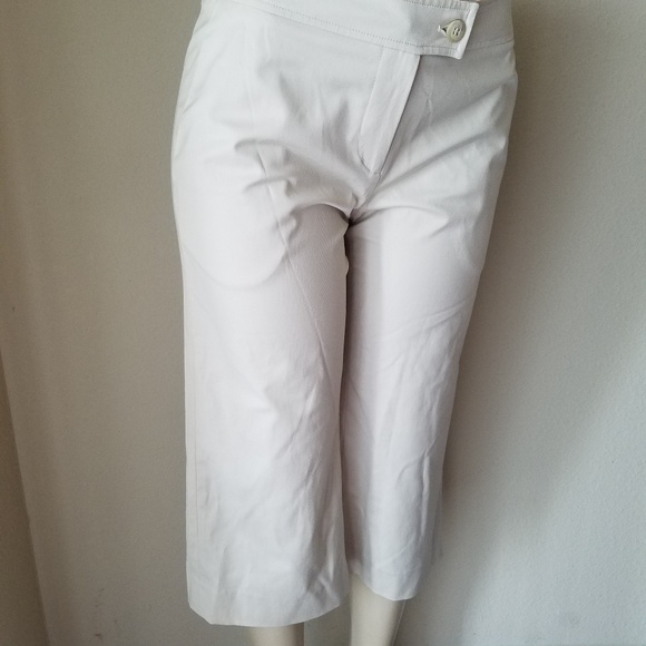 NWT Paul Costelloe Khaki Capri Pants - Picture 6 of 8